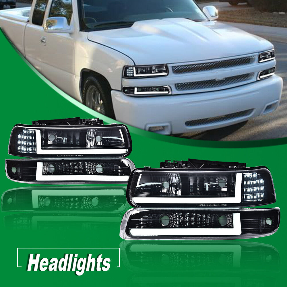 Smoke Led DRL 99-02 Silverado 00-06 Tahoe- v