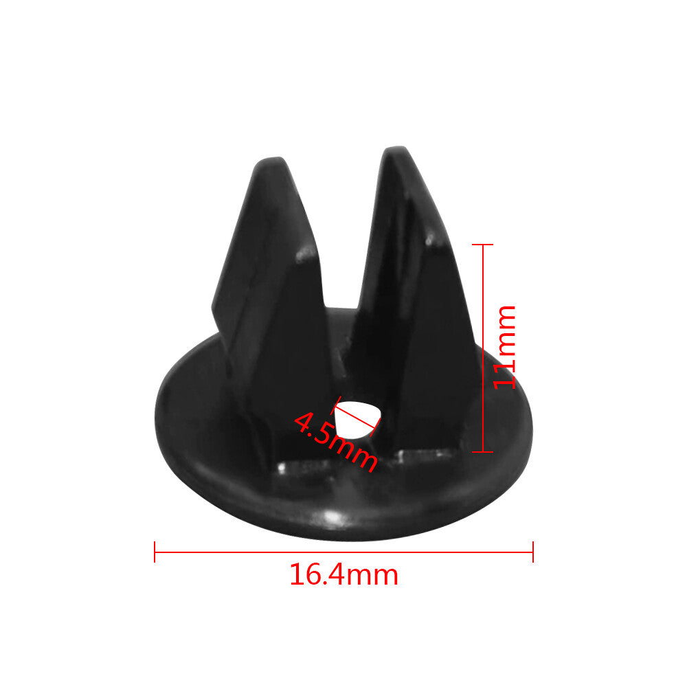 5pcs Rear Fender Apron Screw Nut Retainer Clips Fits for Hyundai 86848-22000 Black