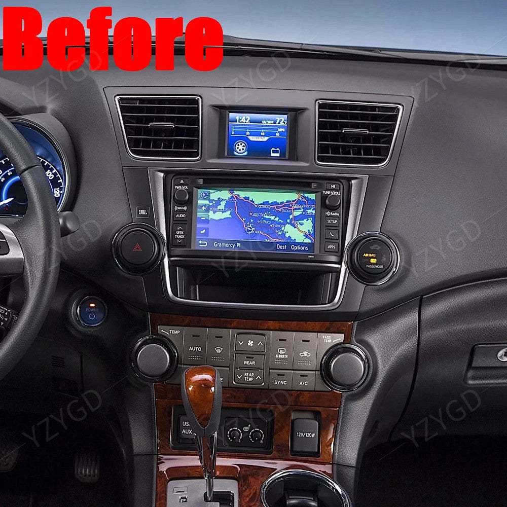 7 Android 14 Carplay Car Stereo Radio for Toyota Highlander 2008-2013 GPS Navi