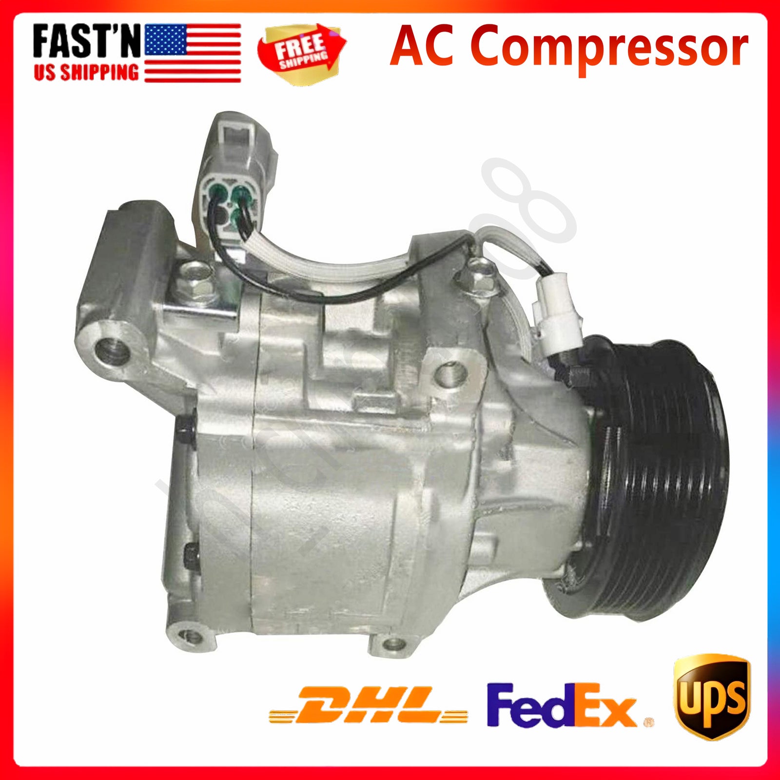 447220-6361 447220-6362 6PK AC Compressor for Toyota Yaris 1.3 1.5 SCSA06C