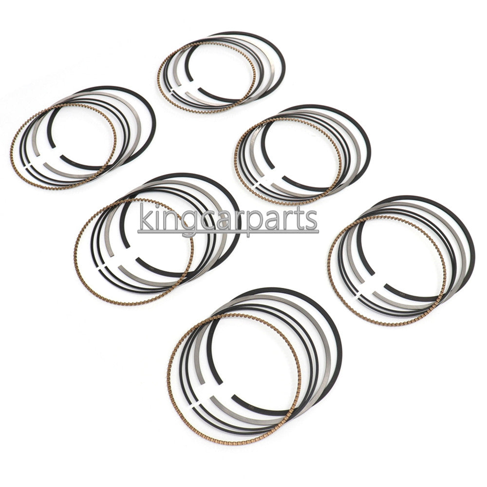 STD 6-piece piston ring kit for Volvo S80, XC60, XC70, XC90 3.2L T6 L6 B6324S B6324S5-
