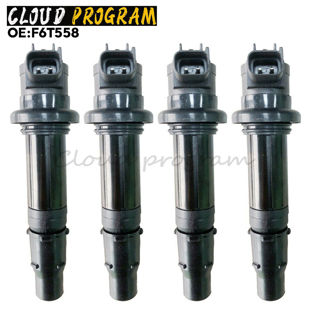 F6T558 4 pc Motorcycle Ignition Coils F6T568 for Yamaha R6 RJ15 Bj 2009 Engine v