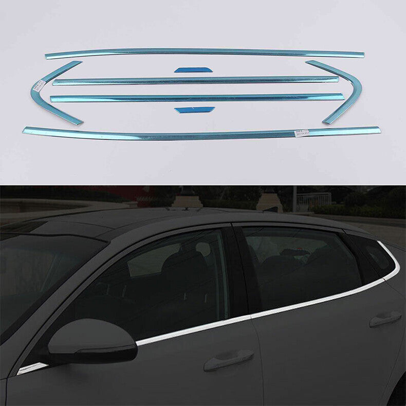 Chrome Steel Windows bottom Strip Sill Molding Cover Trim for Kia Optima 2016-20