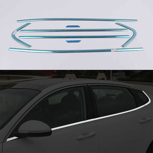 Chrome Steel Windows bottom Strip Sill Molding Cover Trim for Kia Optima 2016-20