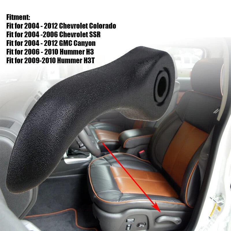 The driver's adjustable reclining for seat handle bar is compatible with 2004-2012 for GMC for Canyon 89041697 Q