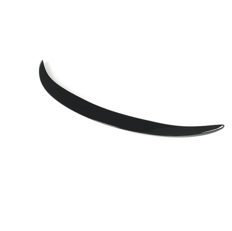 1x Glossy Black Car Boot Trunk Rear Spoiler Lip for Benz W117 C117 CLA CLA45 AMG Q