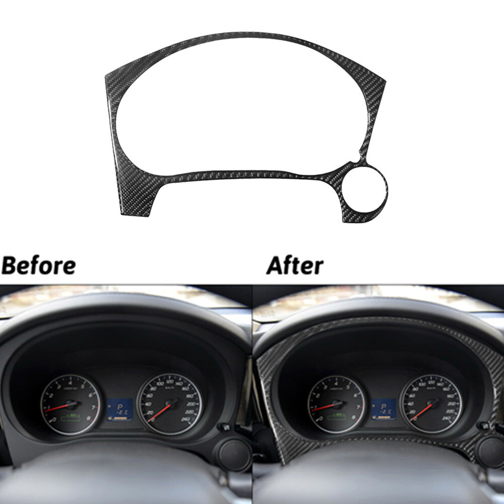 Carbon Fiber Interior Speedometer Frame Trim Cover Decor for Audi Q5 2009-2017 v