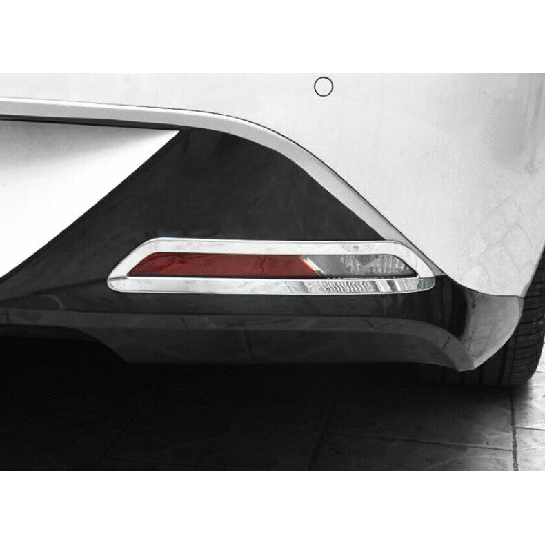 for Hyundai Sonata 2020-2023 Chrome Rear bumper Fog Light Frame cover decor Trim
