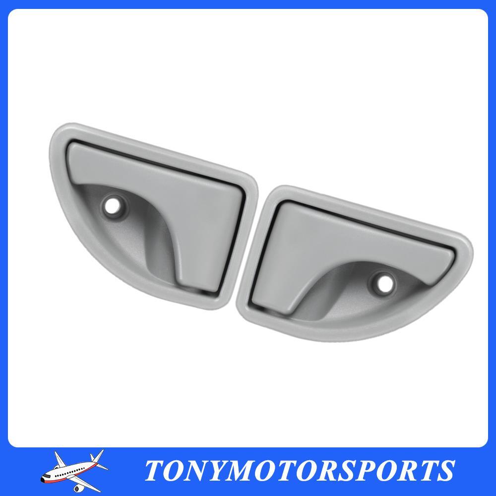 Pair Gray Door Handle Inner Handles for Renault Twingo I Front RightLeft Q