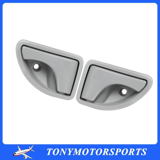 Pair Gray Door Handle Inner Handles for Renault Twingo I Front RightLeft Q