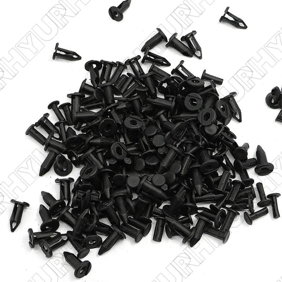 100Pcs Plastic Mixed ATV UTV 8mm Fairing Body Trim Panel Fastener Clips Plug Kit Q