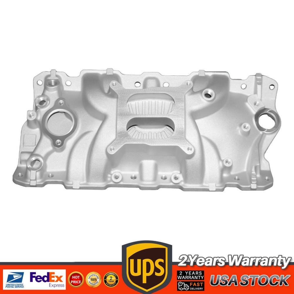 Front Intake Manifold Dual Plane for 1955-1986 Small Block for Chevy V8 262-400 v