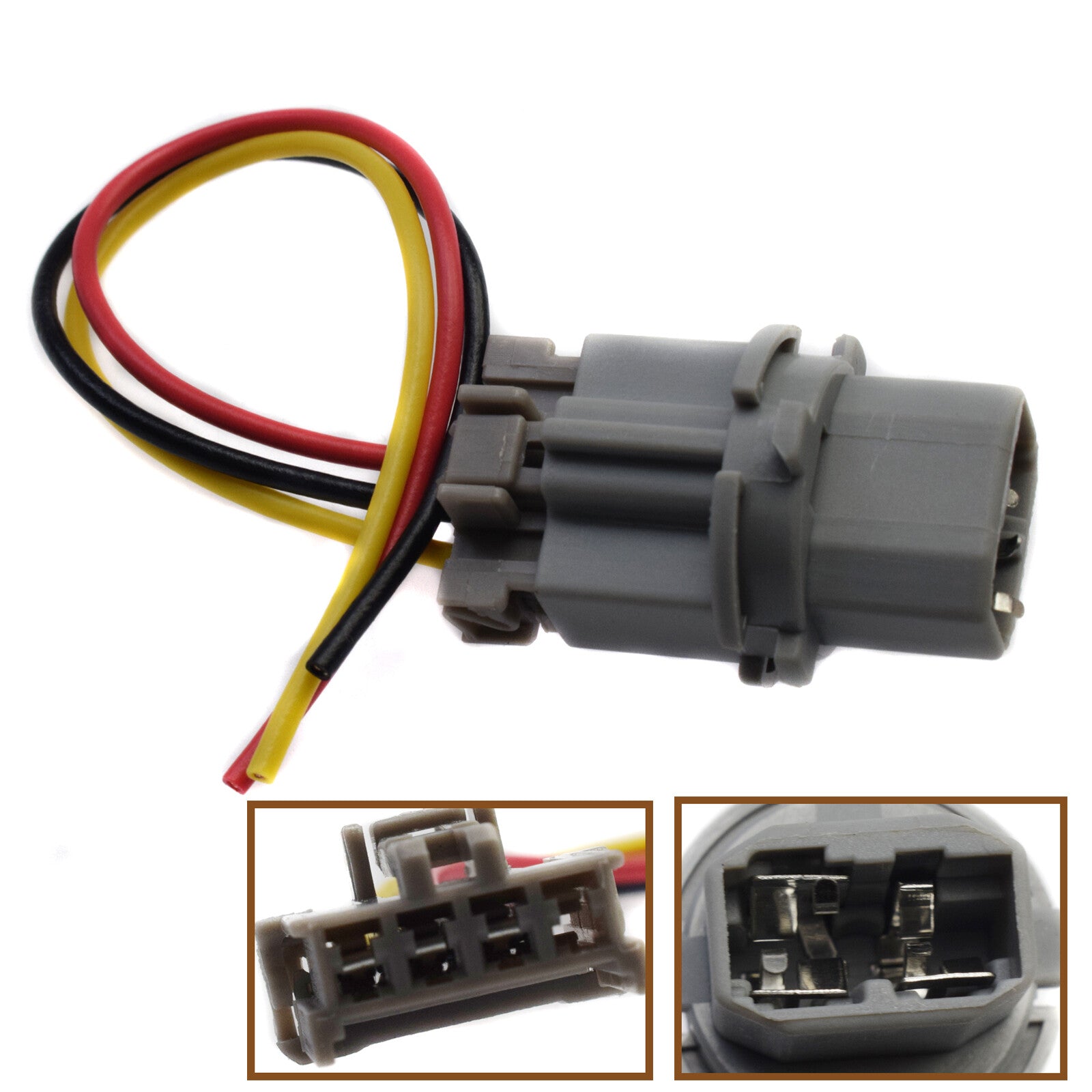 Rear brake light bulb socket and plug are compatible with 04-13 for Mazda 3, 13-16 CX-5, and G14S513E7. n