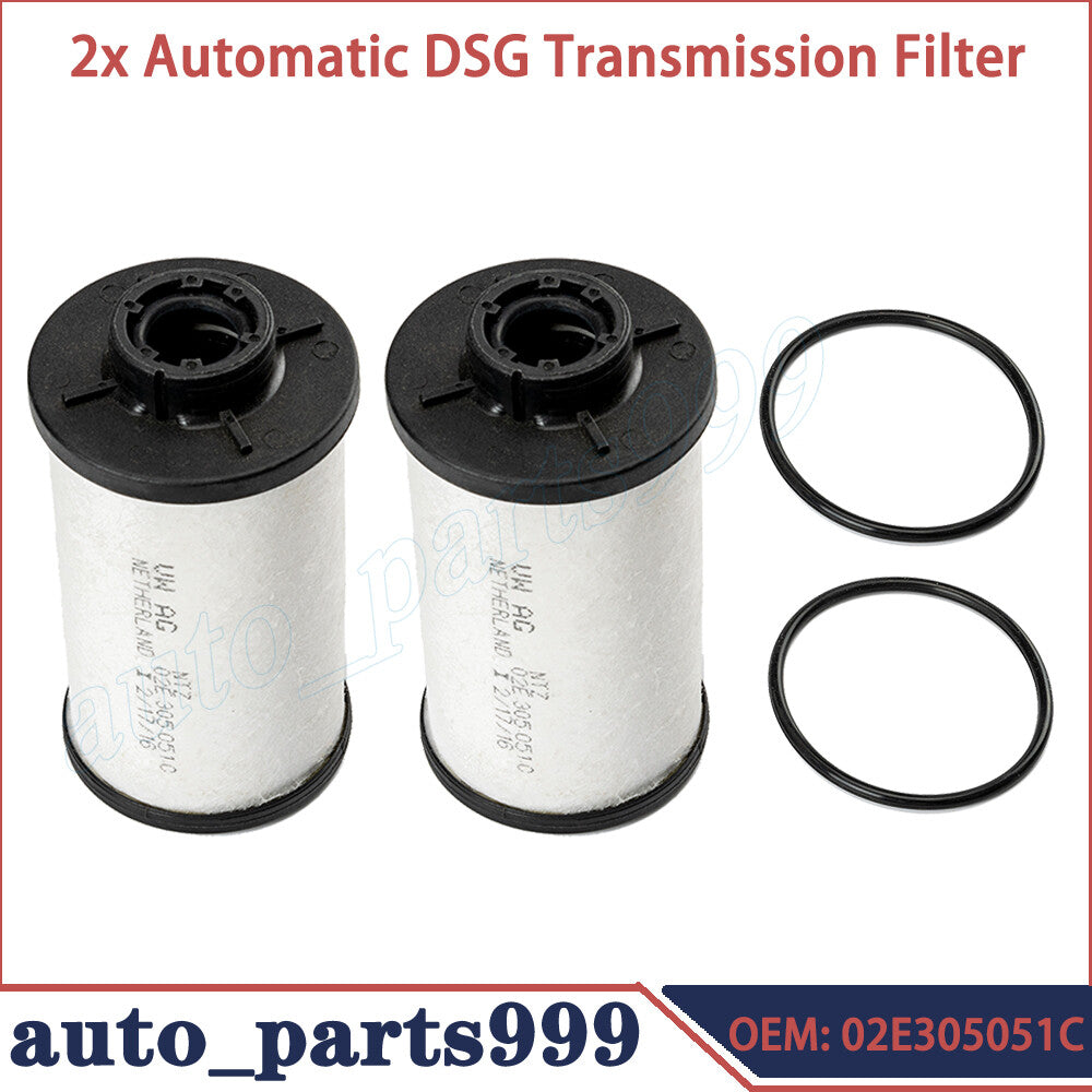 2-Piece Automatic DSG Transmission Filter Kit for Beetle and for Audi A3 DQ250 02E305051C- n
