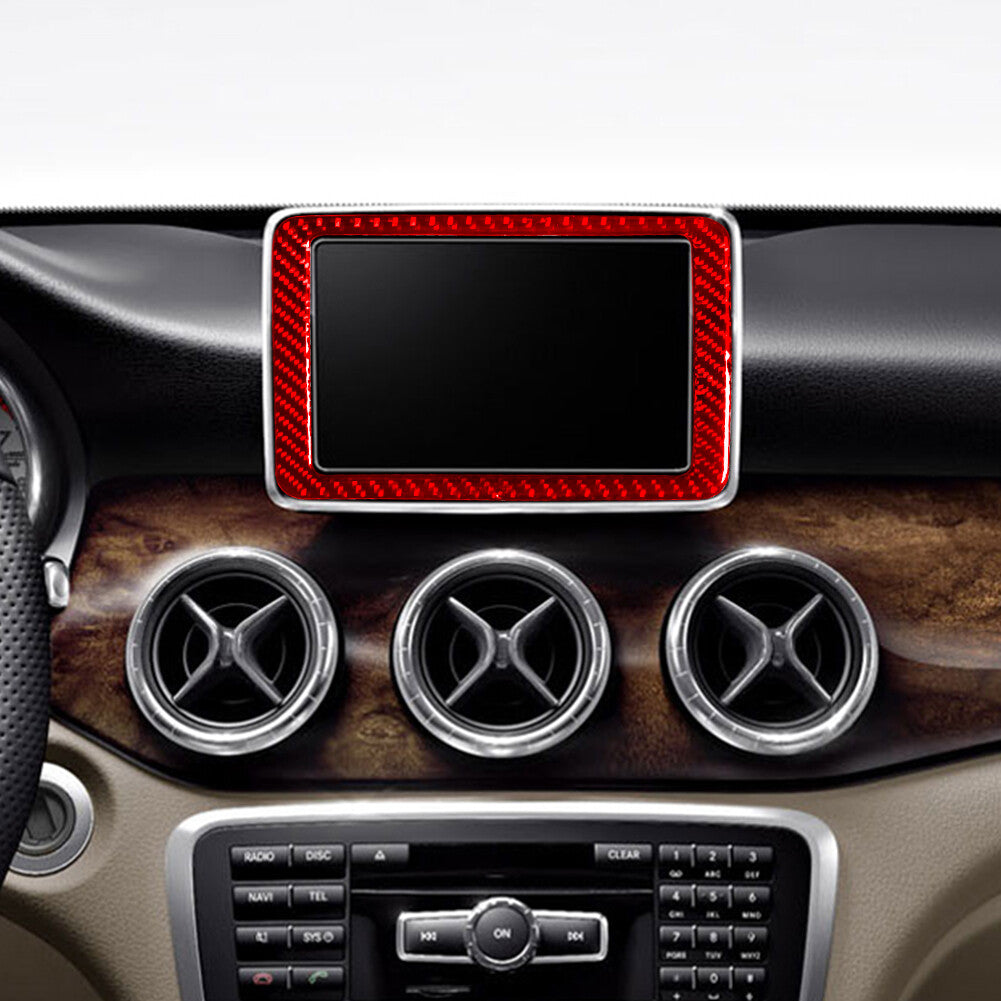 Red Carbon Fiber Overhead Console Outer Frame For Silverado/tahoe/ for sierra 2007-14 v