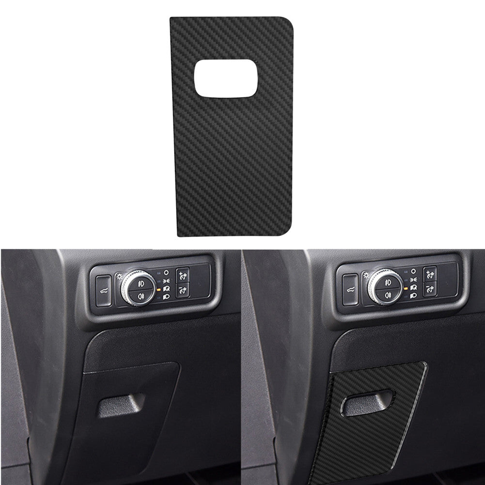 4Pcs Carbon Fiber Door Panel Cover Trim For C Class W204 2007-2013 v