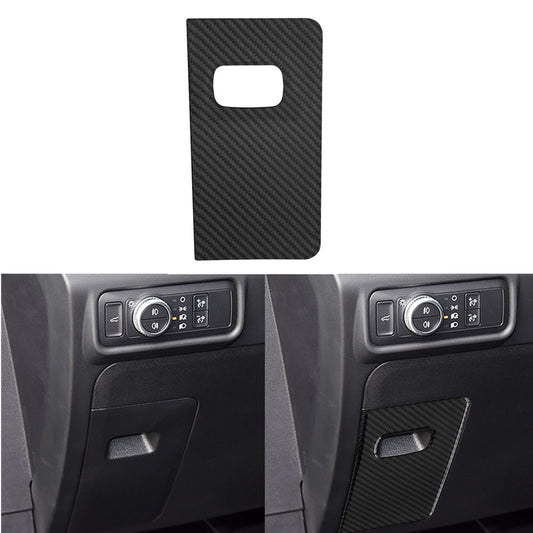 4Pcs Carbon Fiber Door Panel Cover Trim For C Class W204 2007-2013 v
