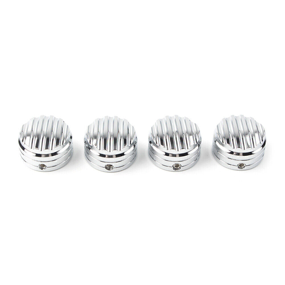 For Thruxton 1200 2016-2019 2018 4x Chrome Billet Machined Head Bolt Cover Cap Q