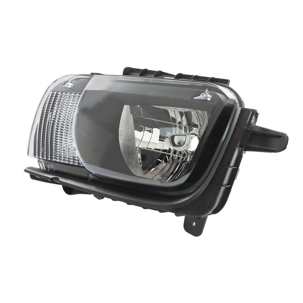 Suitable for 2010-2013 Camaro halogen projector headlights (LH & RH, one pair, black) n