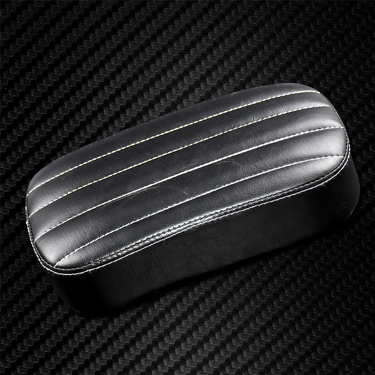 Vertical Stripes Rear Passenger for Seat Pillion Pad Fit for Harley Cruiser Chopper