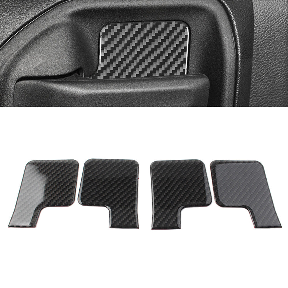 4 Pcs Interior Inner Door Handle Bowl Cover Trim for Jeep for Wrangler JK 2011-2017