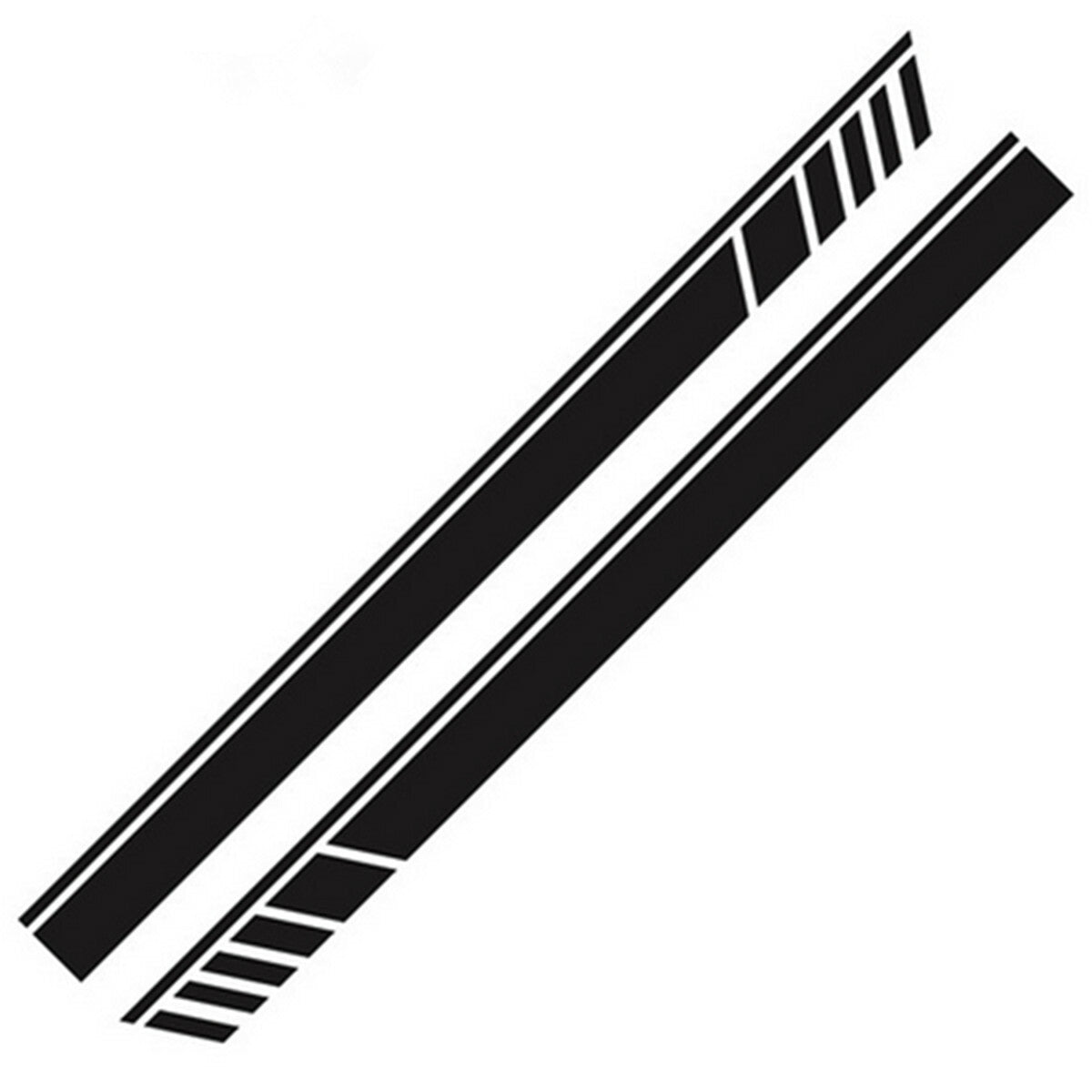 2Pcs Car Body Side Sticker Decal Stripe Graphics Exterior Trim For Off-road for SUV