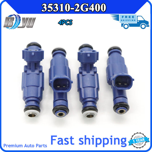 4-pack of for Hyundai fuel injectors suitable for 2008-2013 for Hyundai Sonata 2.0/2.4/3.3L 35310-2G400- v