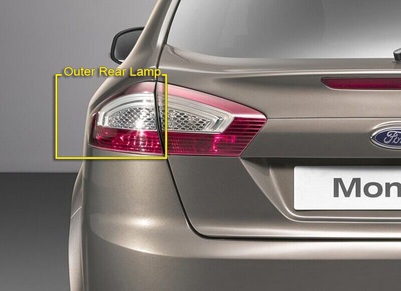 The rear taillights and brake lights on the left are suitable for the for Ford Fusion Mondeo 2011-2012.