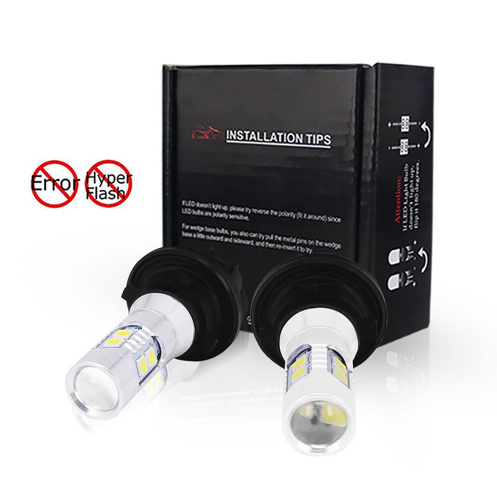 No Error Bright White PH24WY LED Bulb Backup Light for 2010 - 2016 for Cadillac SRX - v