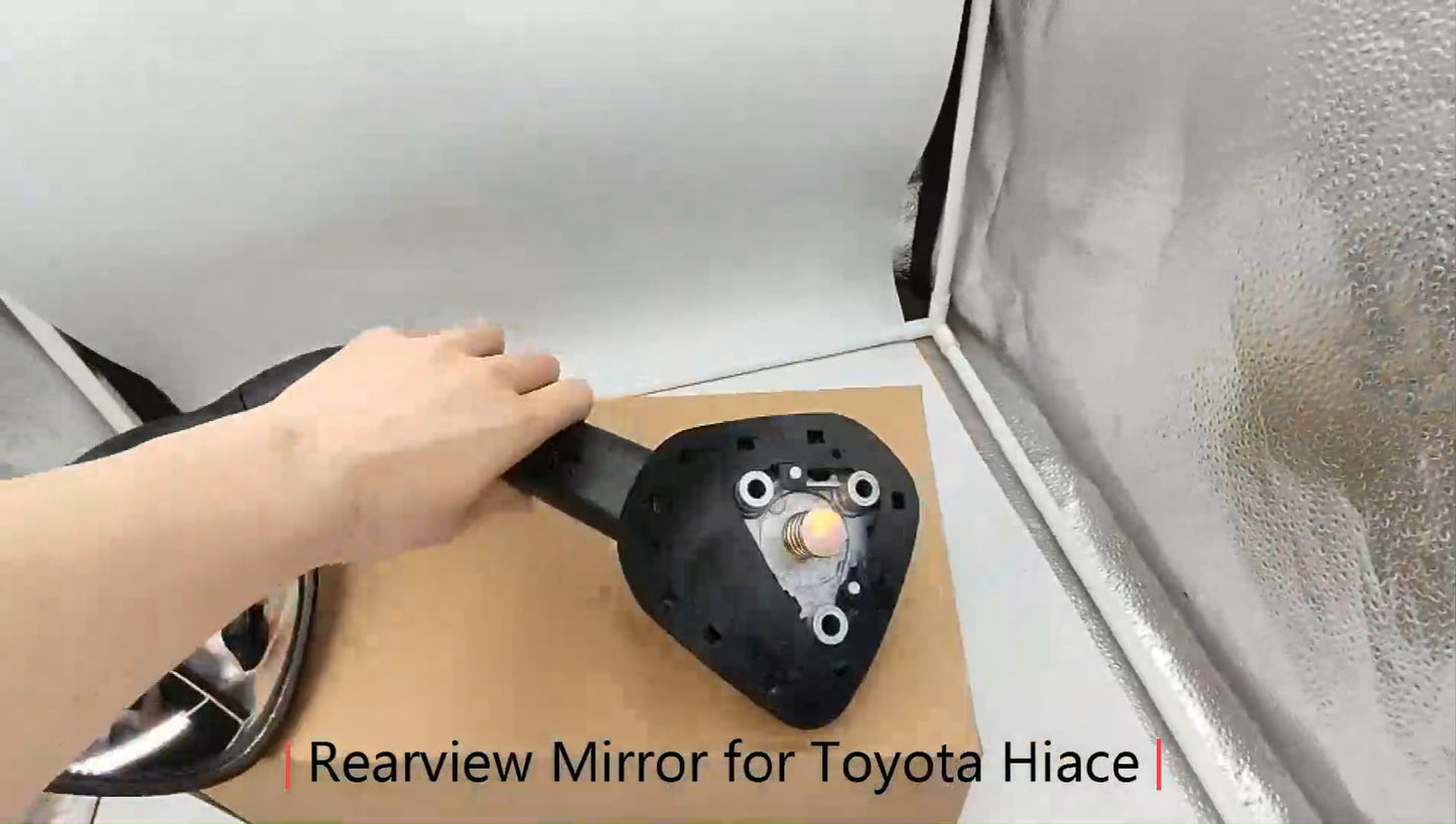 Car Reflector Rearview Mirror for Hiace Exterior Side Mirror Assembly v