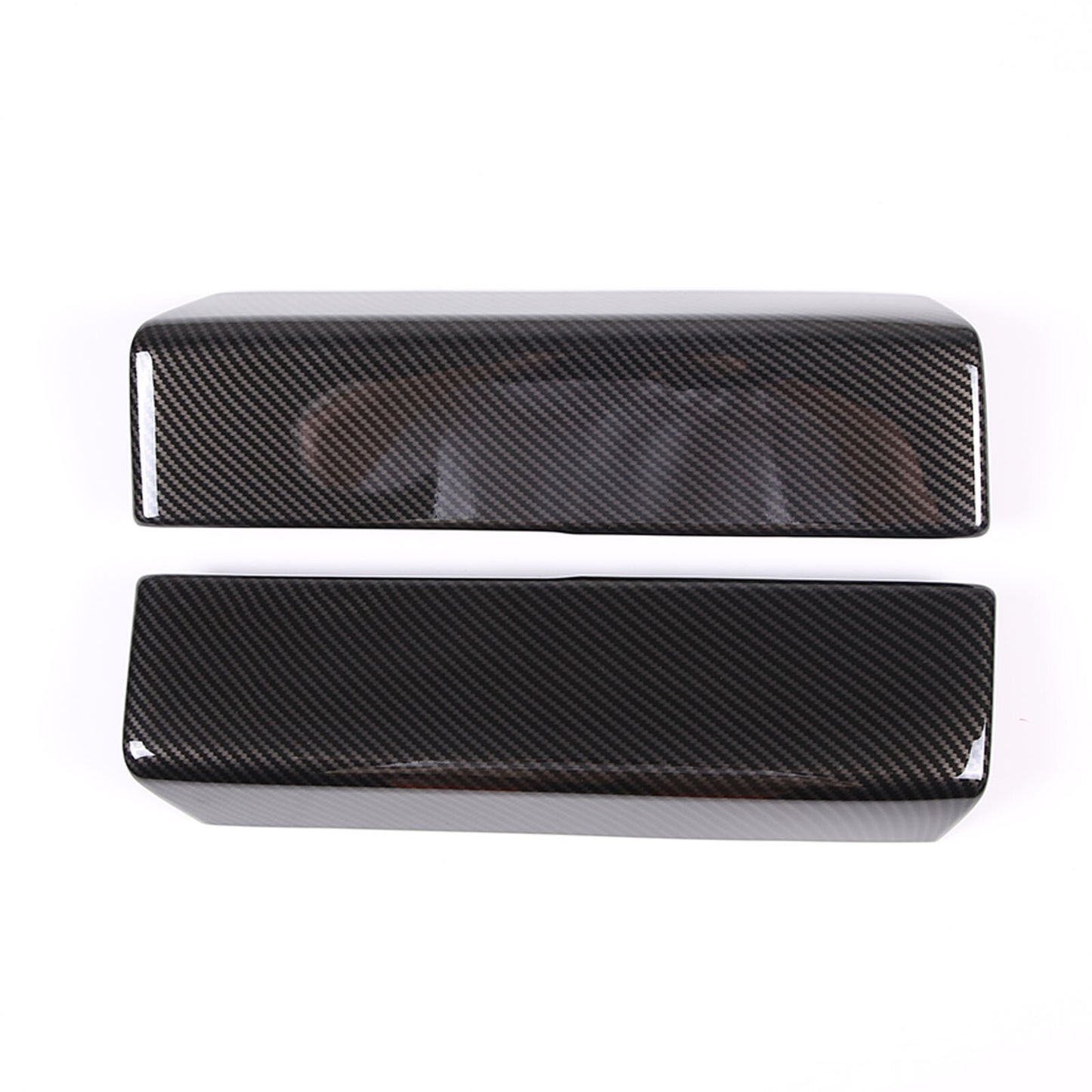 Red Carbon Fiber Center Storage Box Panel Decal Trim for Corvette C8 2020-23- v