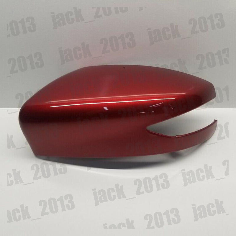 Red Driver Mirror Cover for 2013-2018 for Nissan Sentra Altima w/ Signal 1pcs