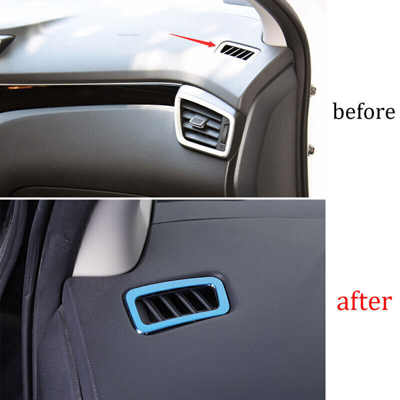 Instrument LR Air Outlet Vent Trim for Nissan Rogue Sport 2017-21 Blue Titanium