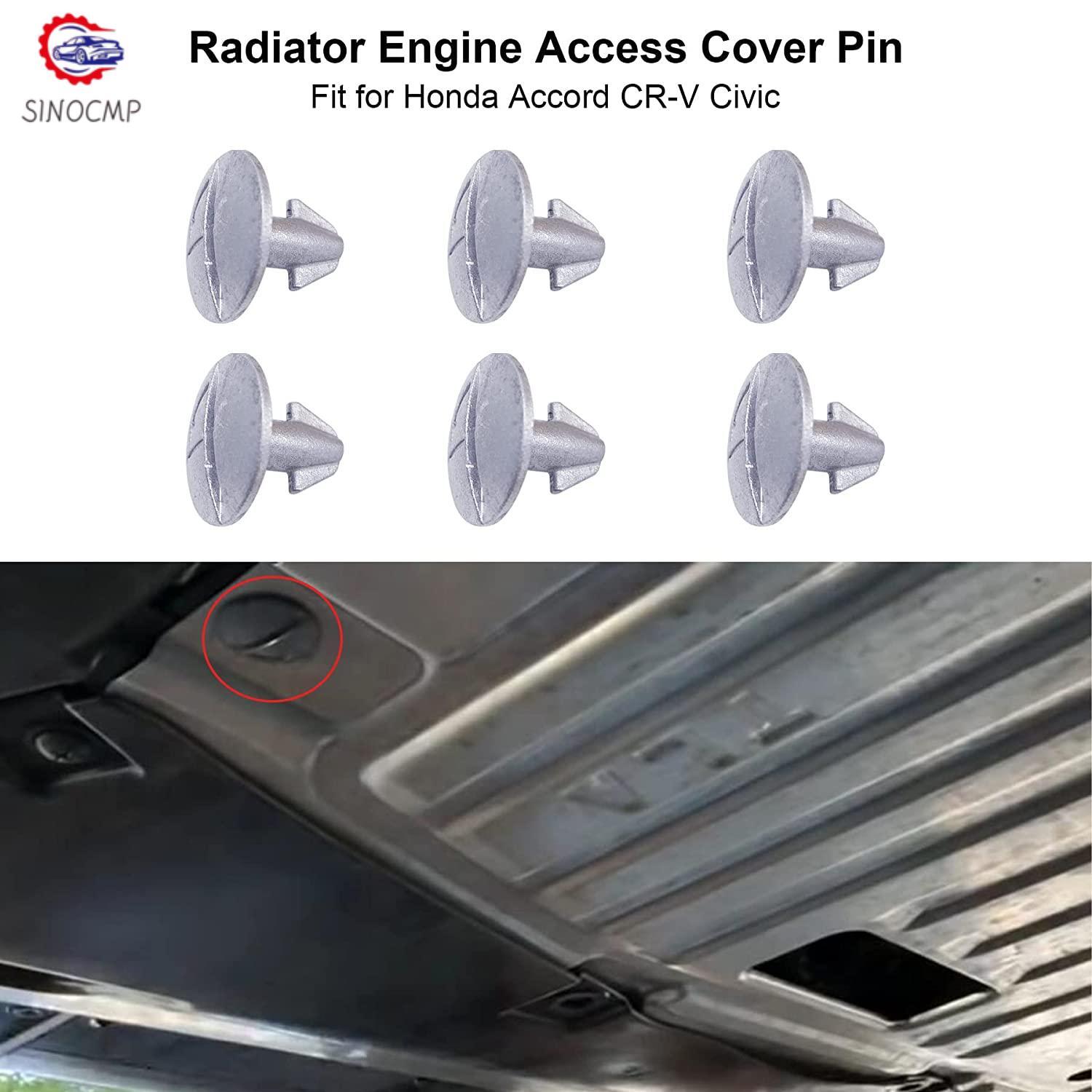 8 for Honda Accord for Civic Car Engine Splash Shield Lower Bolt Cover 90674TY2A01