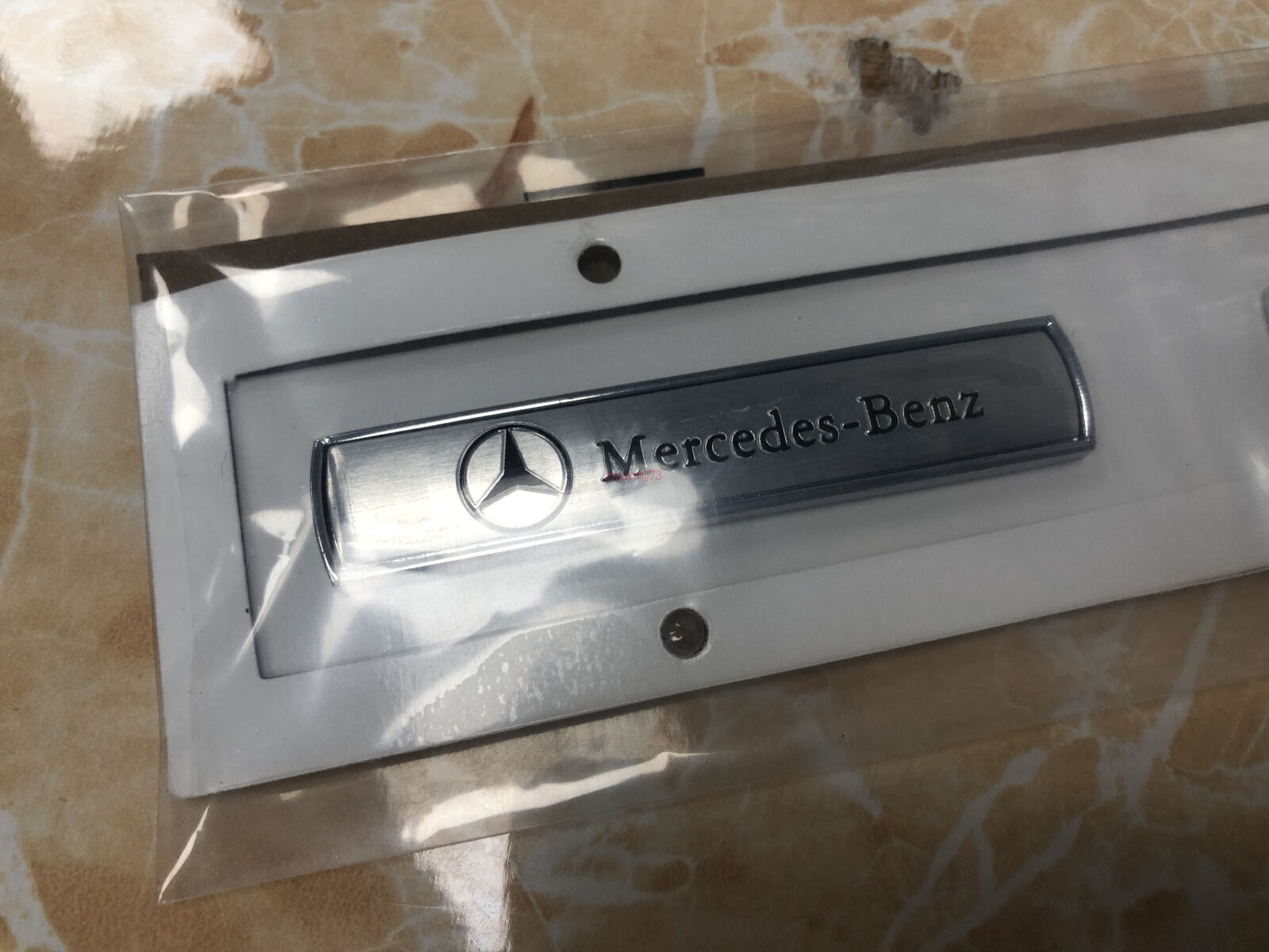 2pcs for Mercedes-Benz Car Emblem Badge Sticker Side Skirts Badge Logo