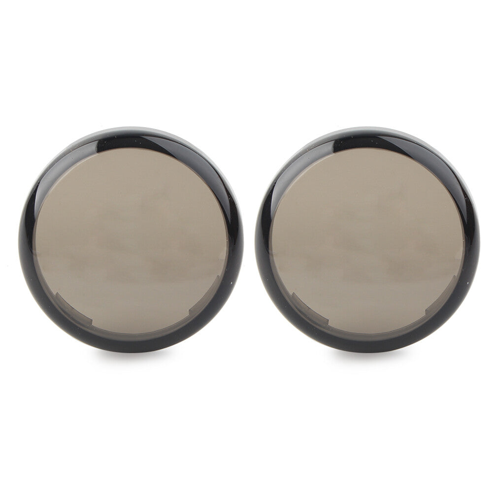 Pair Turn Signal Lens Light Cover Guard for Harley Touring Softail Dyna Q