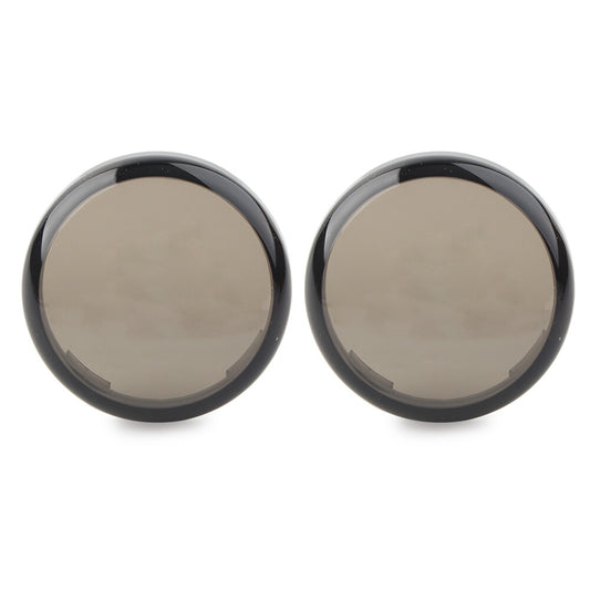 Pair Turn Signal Lens Light Cover Guard for Harley Touring Softail Dyna Q