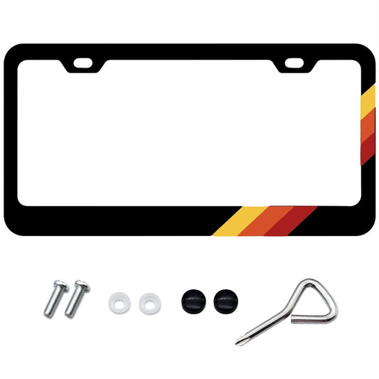 for Toyota Tacoma Tundra Accessory Tri Color Car SUV License Plate Frames Cover