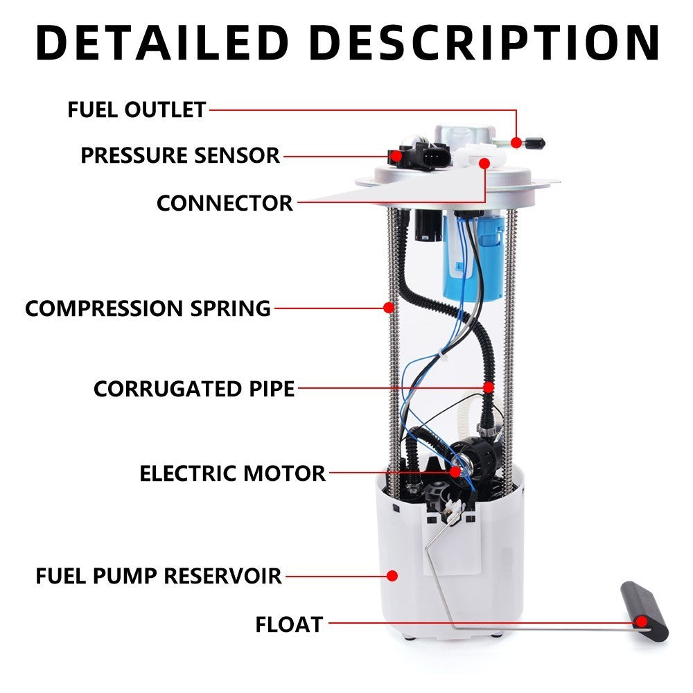 Fuel Pump Module Assembly E4005M for GMC for Sierra 1500 10-13/Chevy Silverado 1500 Q