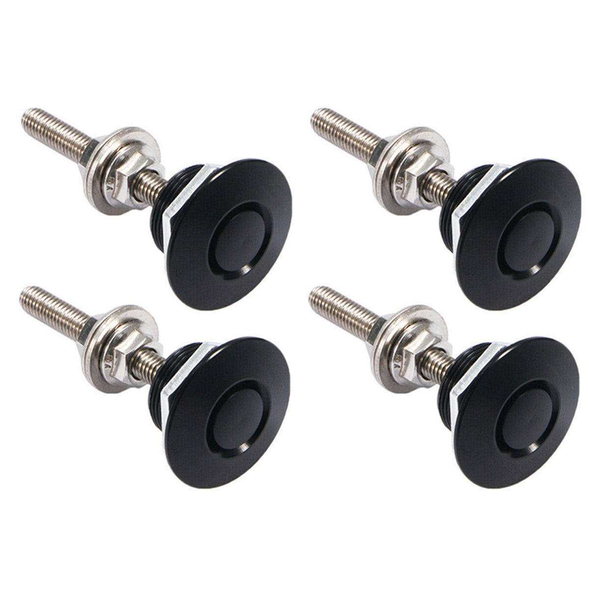 Car Quick Latch Bumper Release Fastener Push Button Billet Hood Pin Lock Clip