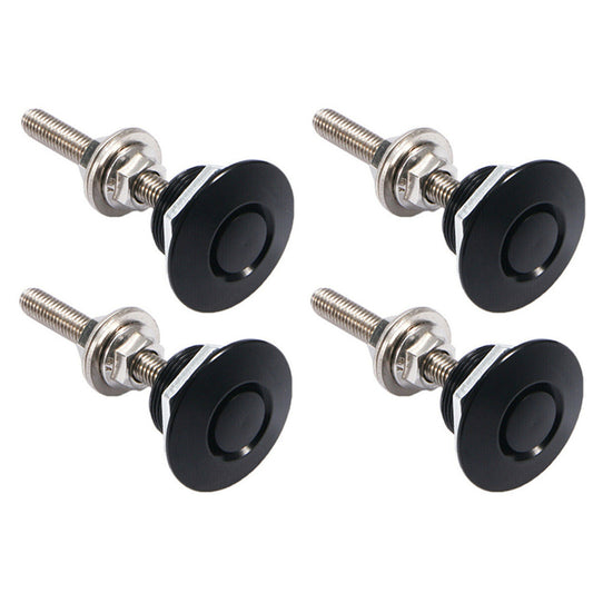 Car Quick Latch Bumper Release Fastener Push Button Billet Hood Pin Lock Clip