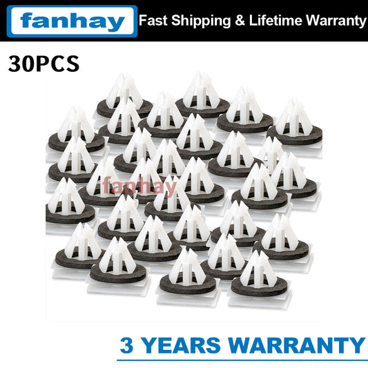 30x rocker arm forming clips for external panel screws in automotive repair suitable  for ford  Fusion MKZ
