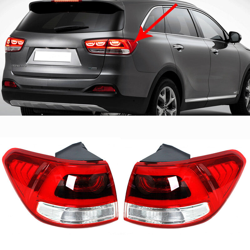 Pair Rear Bumper Tail Light Brake Stop Lamp for Kia Sorento L 2015 -2017 2018