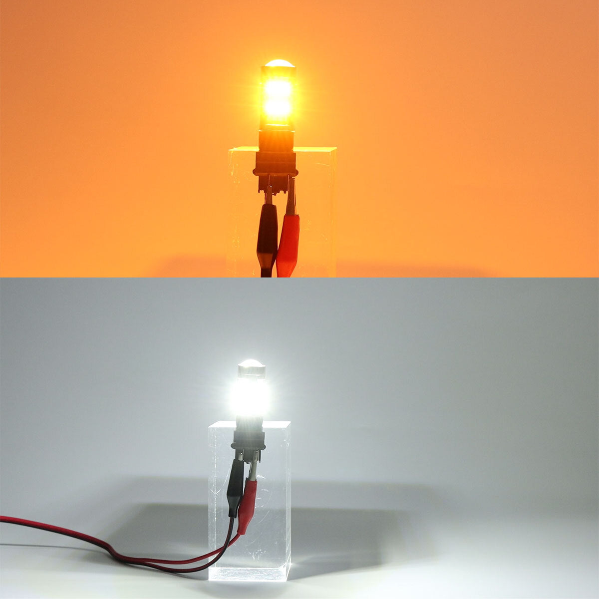 4X 3157 64SMD LED Reverse Tail Braking Stop Turn Signal (DRL) Bulb 6000K White - n