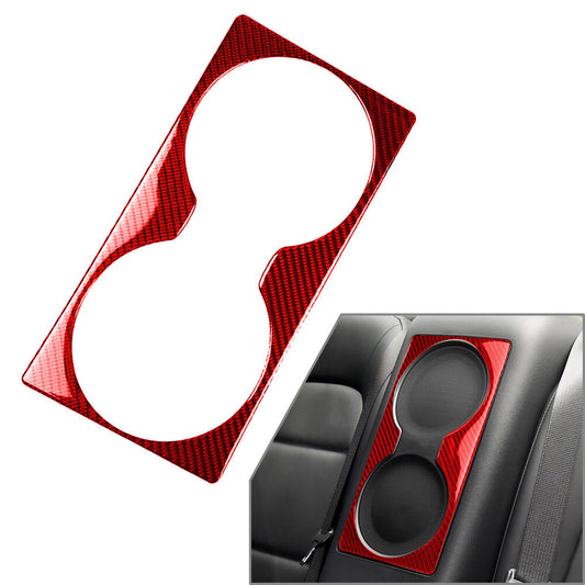 Rear Loudspeaker Frame Cover Trim for Nissan GTR R35 2008-2020 Carbon Fiber Red