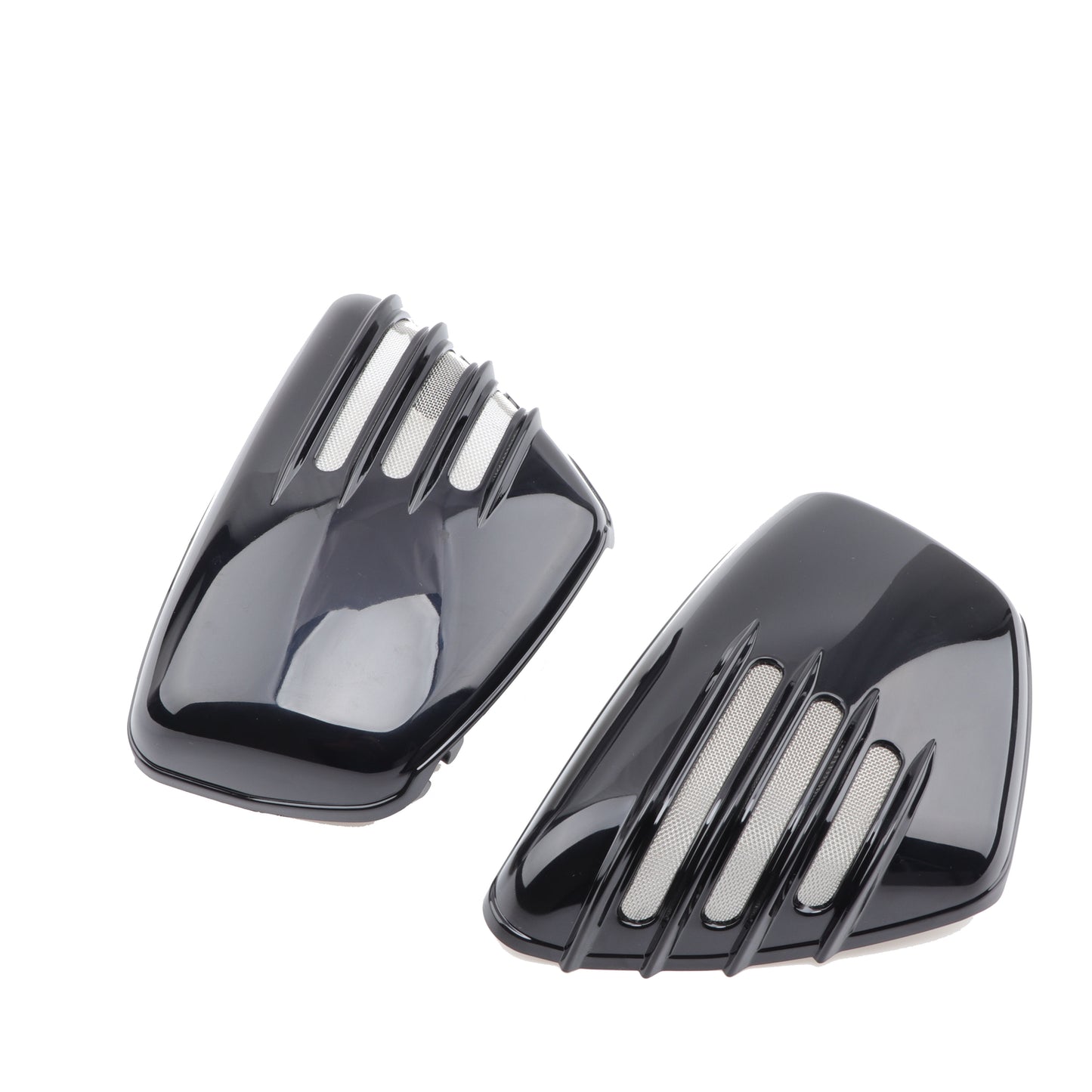 2x Motorcycle Side Battery Fairing Cover for Yamaha XV 700 750 1000 1100 Virago Q