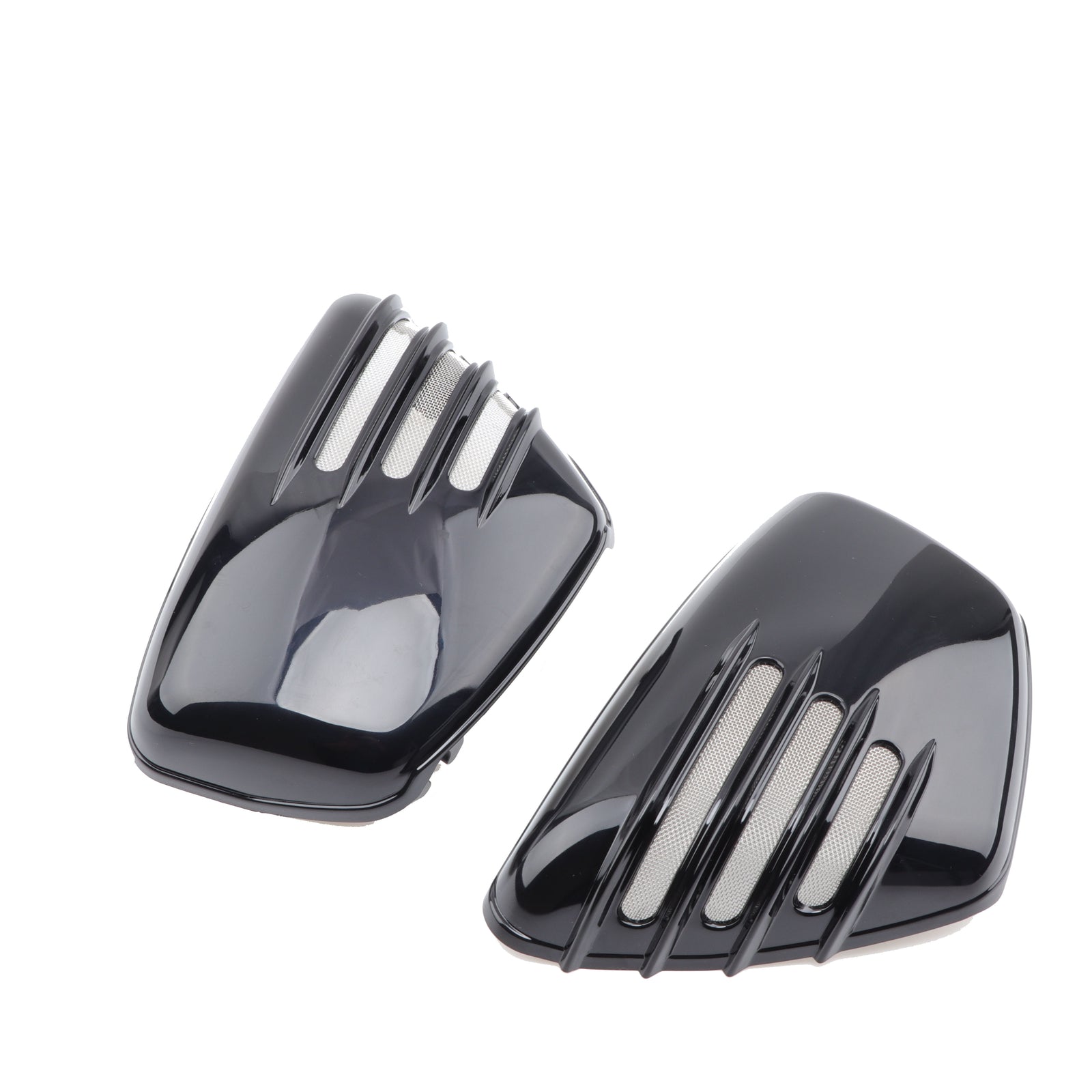 2x Motorcycle Side Battery Fairing Cover for Yamaha XV 700 750 1000 1100 Virago Q