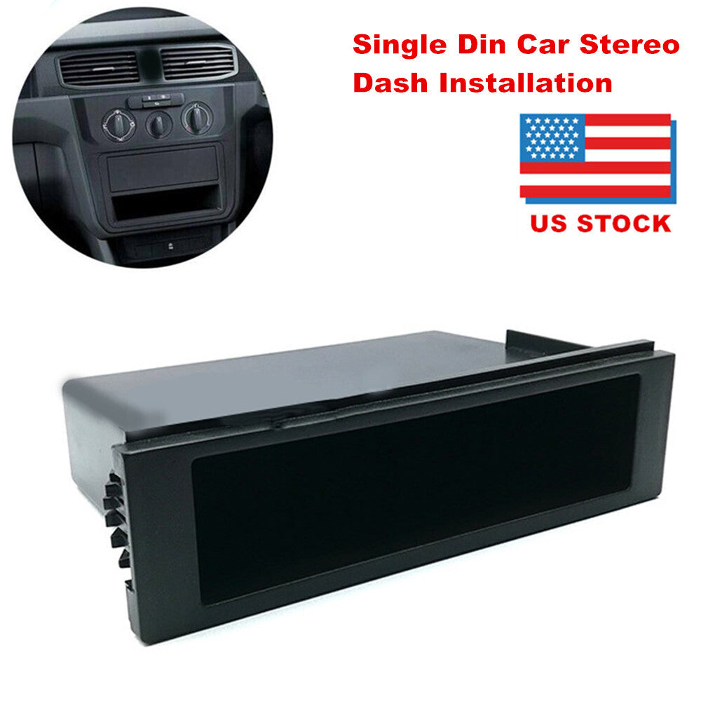 1 DIN Car Stereo Radio Dashboard Mount Storage Box CD Player Housing Divider - n