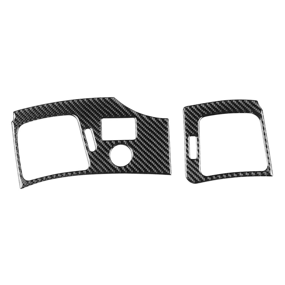 Carbon Fiber Interior Side Air Vent Cover Trim Black for Cadillac CTS 08-13 LHD