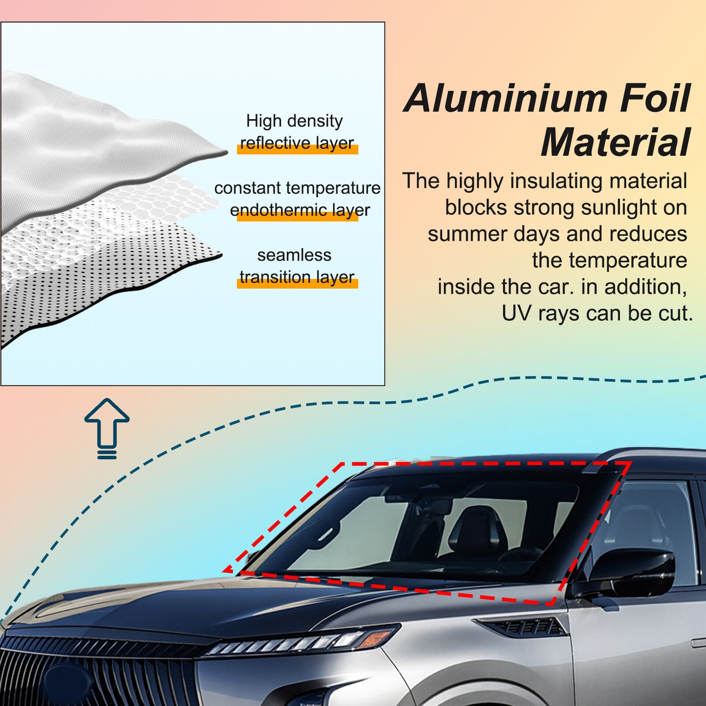 Sun visor for Infiniti QX80 Z62 2011-2020 automotive windshields. n
